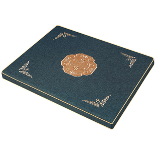 新中式红木椅子坐垫实木沙发太师圈椅官帽茶桌座椅垫乳胶防滑定制