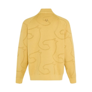 阿迪达斯潘展乐同款马年新年款外套男运动休闲宽松针织开衫KE4061