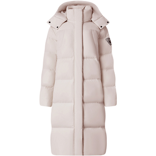 【小田推荐】坦博尔冬季羽绒服女装过膝长款运动时尚鸭绒外套