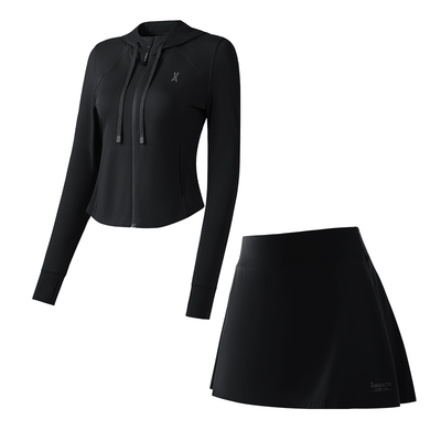 【短裙套装】安欧兔修身防晒衣