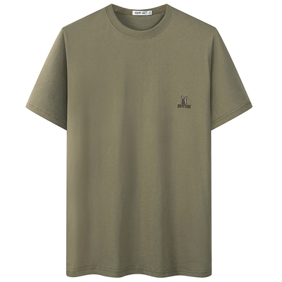 爸爸男士纯棉圆领宽松短袖T恤