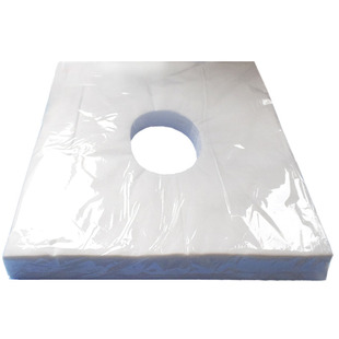 一次性洞巾趴巾美容院床头趴枕垫布按摩床趴巾枕巾推拿按摩脸孔巾