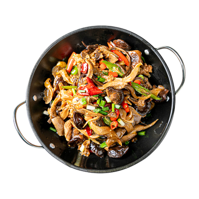 干锅三菌香菇平菇鹿茸菇宴席菜