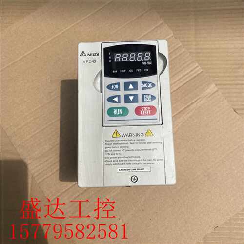 议价台达变频器VFD-B系列VFD007B21A VFD007B23A 220v 0.75kw 750