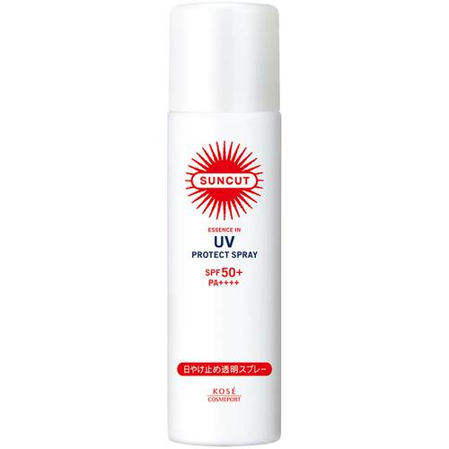 高丝suncut防晒透明喷雾KOSE防水防汗身体SPF50+透明男女全身用