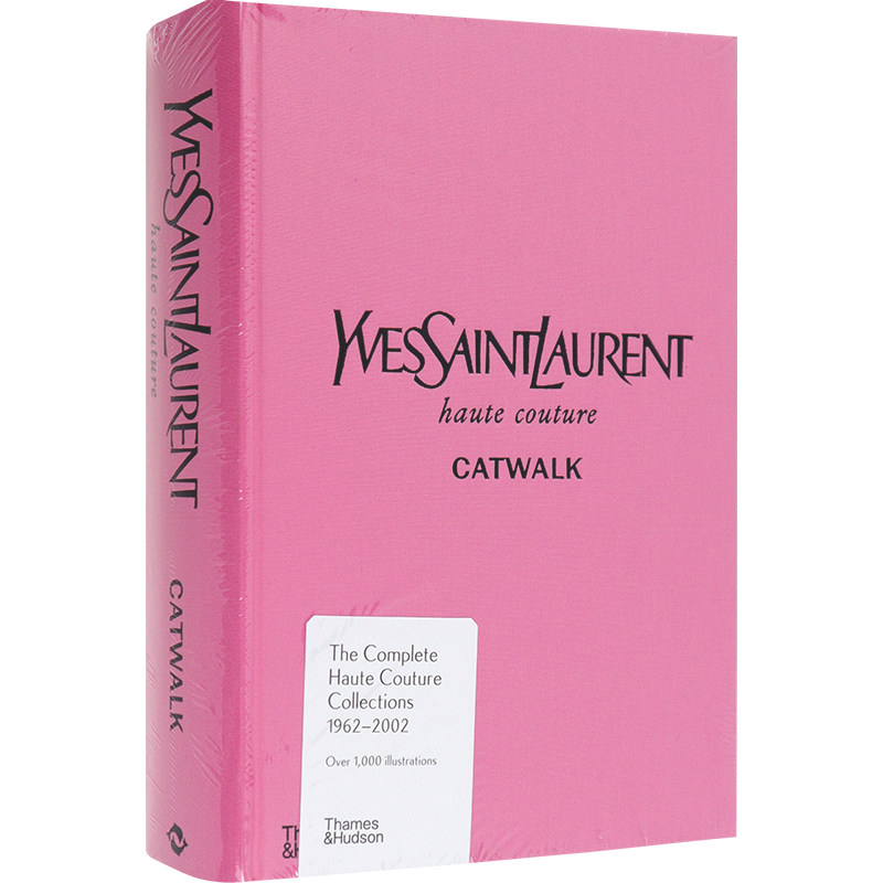 英文原版 圣罗兰T台秀1962-2002时装摄影集全集 YSL Catwalk The Complete Haute Couture 精装 经典时尚服装设计书 艺术集