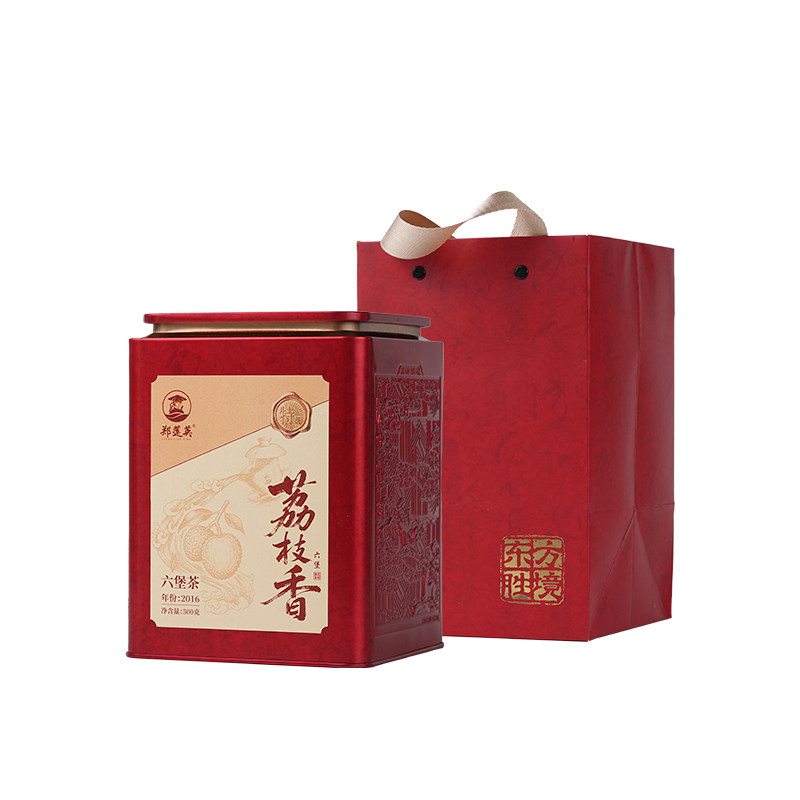 广西原产地特级黑茶荔枝香六堡茶