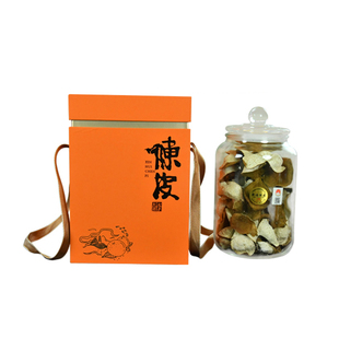 哈瑞德新会陈皮礼盒3年5年10年老陈皮茶橘皮泡水中药材江门特产