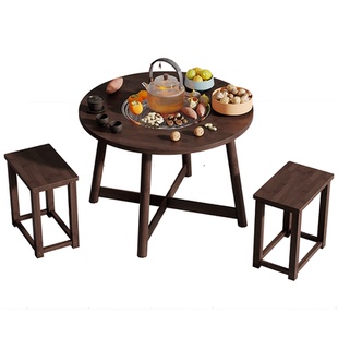 围炉煮茶桌子烤火炉套装户外烧烤炉冬天围炉桌家用烧烤架碳炉全套