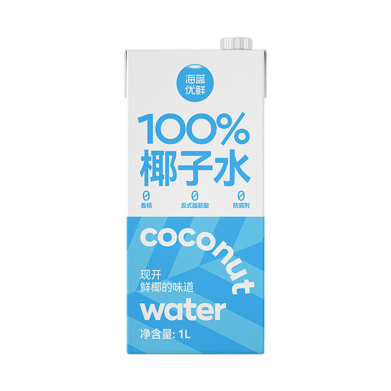 海南纯椰子水1L大瓶装无添加