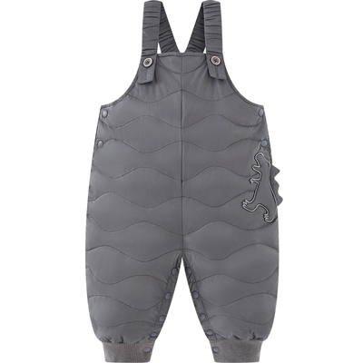 加厚保暖羽绒背带裤迷你巴拉巴拉