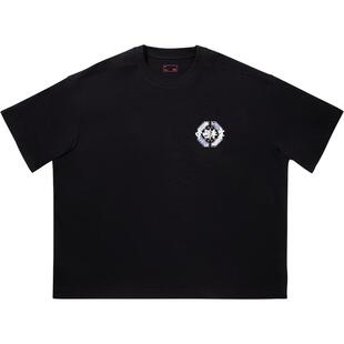 中国李宁T恤男士女士新款情侣上衣春季休闲运动衣宽松运动服