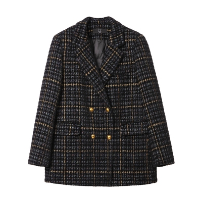 保暖气质羽绒服大码女装蓝语