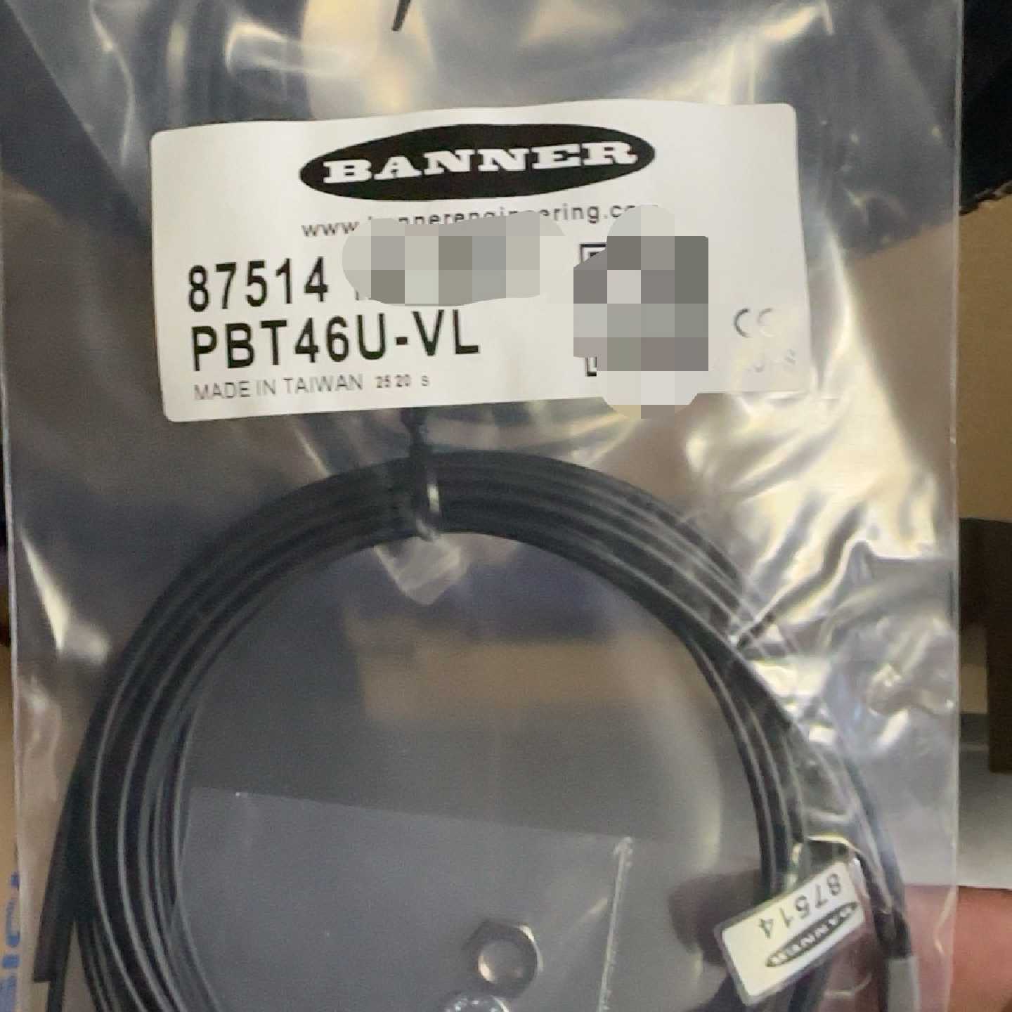 BANNER邦纳光纤传感器PBT46U-VL 订货号 875