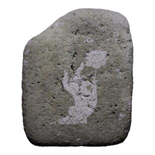 老物件禅意老砖新刻壶承茶托茶宠茶室文房摆件香插底座一物一拍