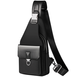 胸包男士斜挎包帆布单肩包男韩版斜跨胸前包休闲背包牛津布男包潮