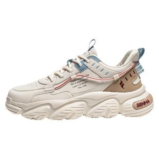 森马男鞋2025新款冬季潮流百搭青少年防滑耐磨厚底增高运动老爹鞋