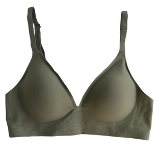 小胸聚拢加厚杯6cm外扩内衣女显腰细文胸无钢圈无痕胸罩a杯显大