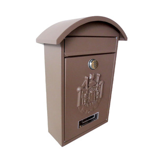 简约圆顶欧式密码小邮箱家庭意见箱户外铁艺装饰品挂墙防雨信报箱