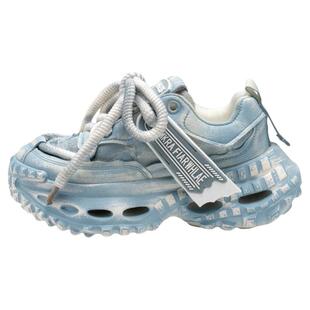 葆兰心2026新款情侣老爹鞋厚底增高休闲运动鞋女鞋