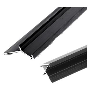 9厘铝合金木饰面板收口条背景护墙板装饰条18mm金属工字阳角线条