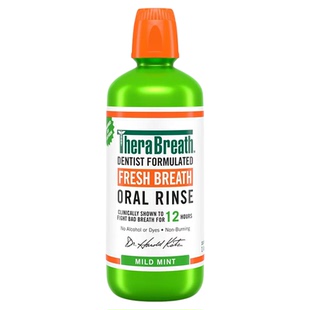 TheraBreath凯斯博士漱口水清新口气去祛口臭气超大容量1L装男女