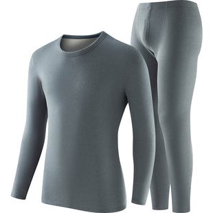 南极人保暖内衣男士秋衣裤秋裤套装男款保温羊绒蚕丝绒德发热冬季