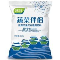 Овощные удобрения 250 г (для верхней заправки) Распространение и нанесите 5-10 м² на пакет