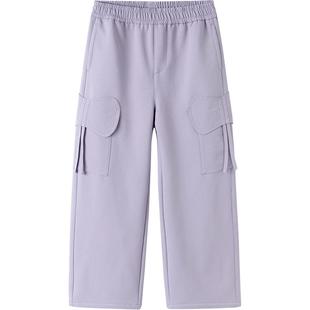 【商场同款】巴拉巴拉童装儿童加绒裤子女童休闲长裤2025冬装新款