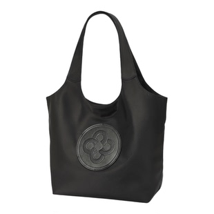 CASSILE卡思乐尼龙马甲托特包休闲百搭黑色大容量单肩腋下帆布包