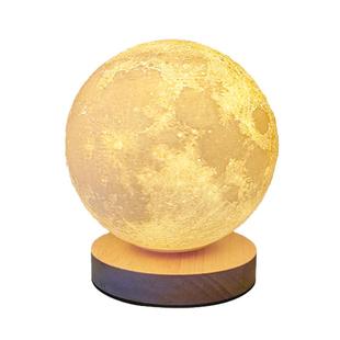 旋转月球灯月亮灯氛围小夜灯星空星球灯卧室睡眠灯床头台灯磁悬浮