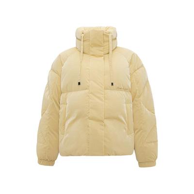 GUESS休闲纯色立领绗缝羽绒服