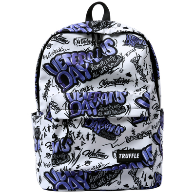嘻哈字母涂鸦TRUFFLE书包男女