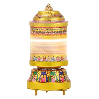 藏老喵家用转动摆件插电运行转筒