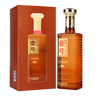 榆树钱黄金壹号41.8度浓香型白酒吉林名酒整箱4瓶礼盒装送礼