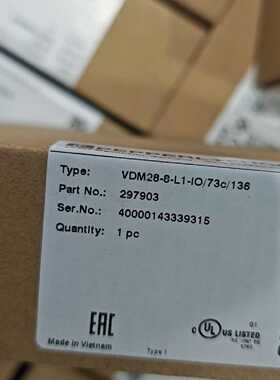 VDM288L1IO73c136拍前询价下单