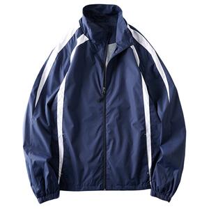 古着vintage运动外套男美式复古冲锋衣男款风衣外贸男装教练夹克