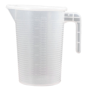 食品级塑料量杯1000ml透明带刻度烘焙奶茶店工具量筒大容量5000ml