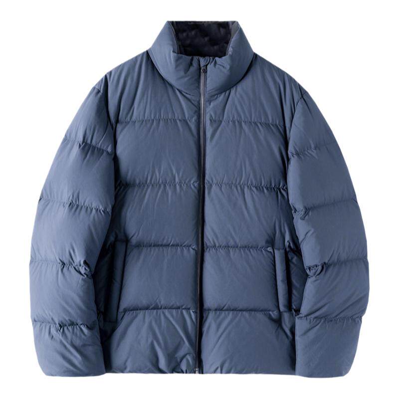 JSSD HOMME 冬季新款白鹅绒面包服男士羽绒服男商务通勤外套男款