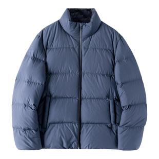 JSSD HOMME 冬季新款白鹅绒面包服男士羽绒服男商务通勤外套男款