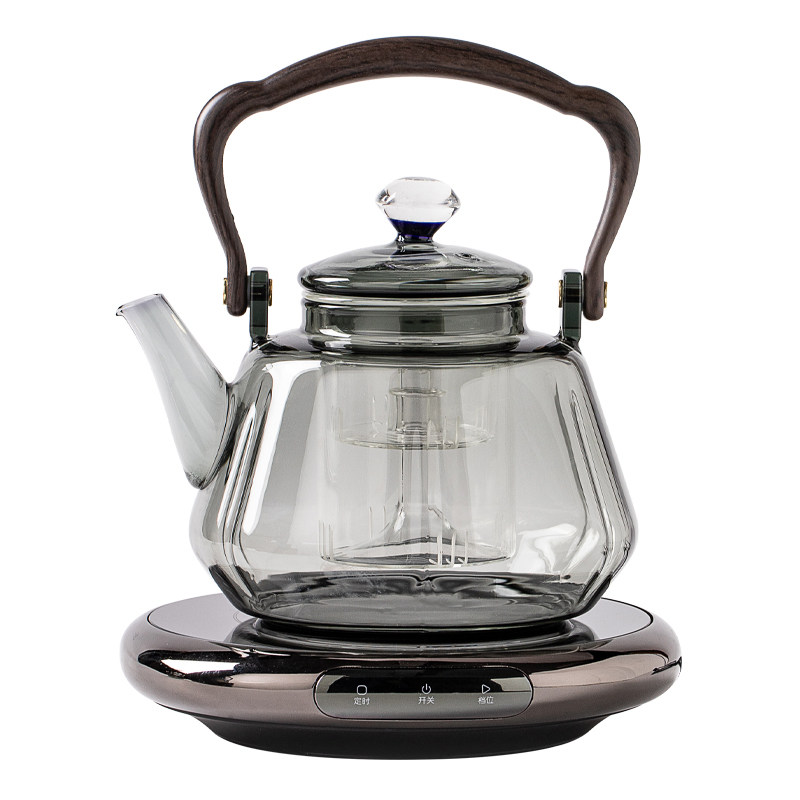 电陶炉煮茶壶玻璃家用蒸煮两用耐热办公室智能保温煮茶器套装专用