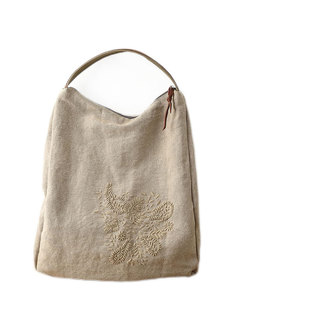 包包女斜挎包大容量刺绣帆布包棉麻国风新中式包民族风单肩托特包