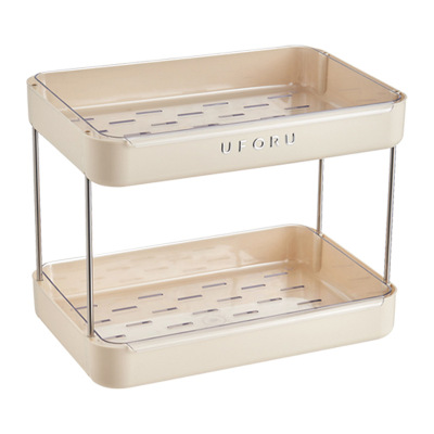 UFORU厨房台面多层置物架收纳架杯子整理架简约桌面咖啡杯架双层