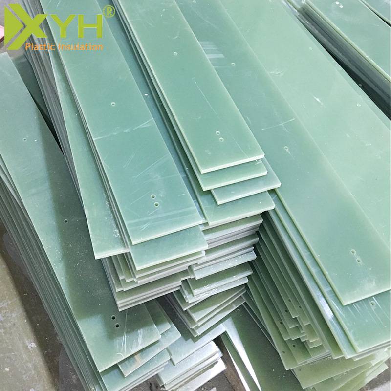 批发FR4水绿色玻纤板治具材料 绝缘光学模具环氧树脂板切割