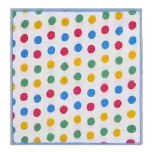 珊瑚绒圆点抹布厨房洗碗抹布去油污不易沾油干湿两用百洁布洗碗巾