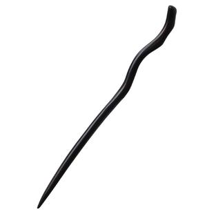 真檀木发簪发量多天然黑檀簪子上班族简约大气日常通勤加长发钗