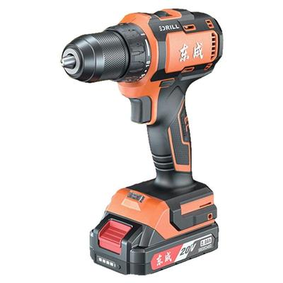 东成20V无刷锂电手钻冲击钻家用工具东城充电式手电钻电动螺丝刀