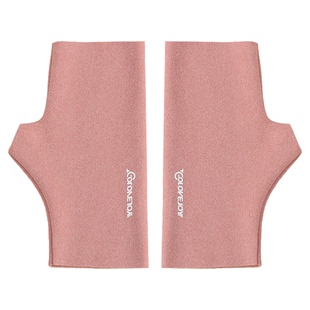 半指手套女冬德绒薄款学生写字办公打字护腕防寒保暖高颜值露五指