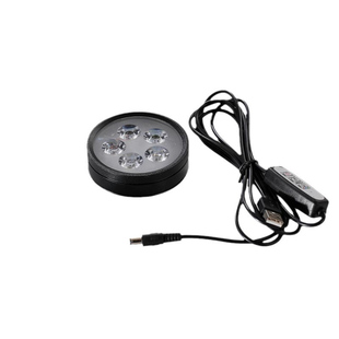 包邮led苔藓植物灯黑色磁吸补光灯景观水草照明灯可定时鱼缸射灯