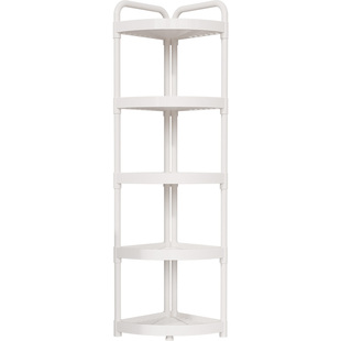 卫生间浴室置物架落地式三角架夹缝收纳架家用厕所马桶转角储物架